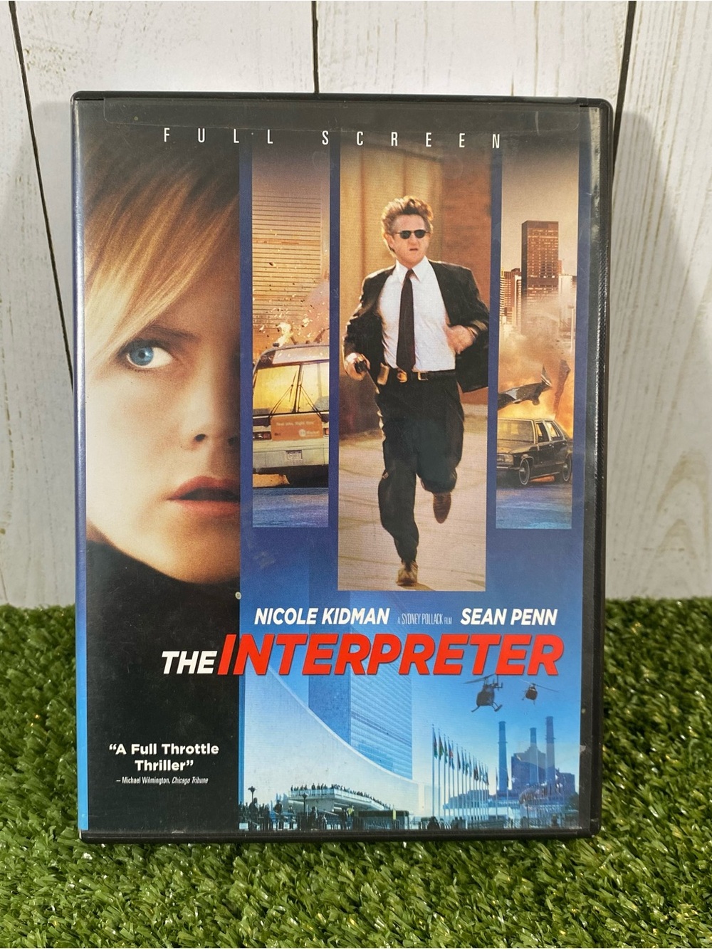 The Interpreter (DVD) Nicole Kidman, Sean Penn, Full Screen Edition, Thriller